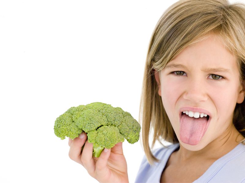 Child hates broccoli