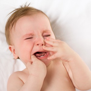 Baby teething - crying