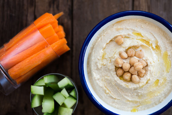 Classic Hummus made from Chickpeas