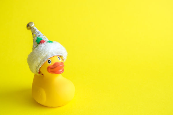 Christmas rubber duck
