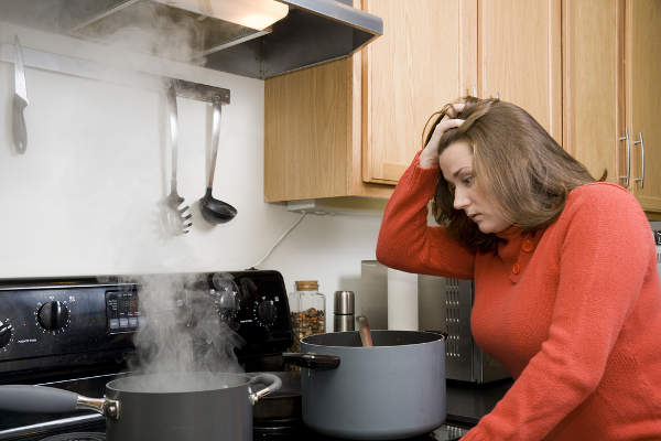 Frustrated in the kitchen