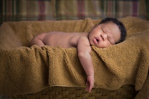 Adorable sleeping baby