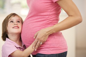 woman and daughter