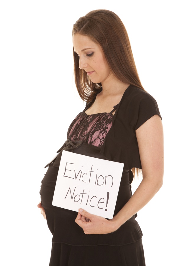 eviction notice pregnant woman