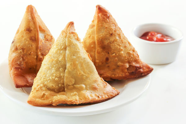 Samosa Indian snack fried food