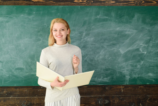 Teacher in classroom