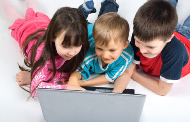 Children On Computer